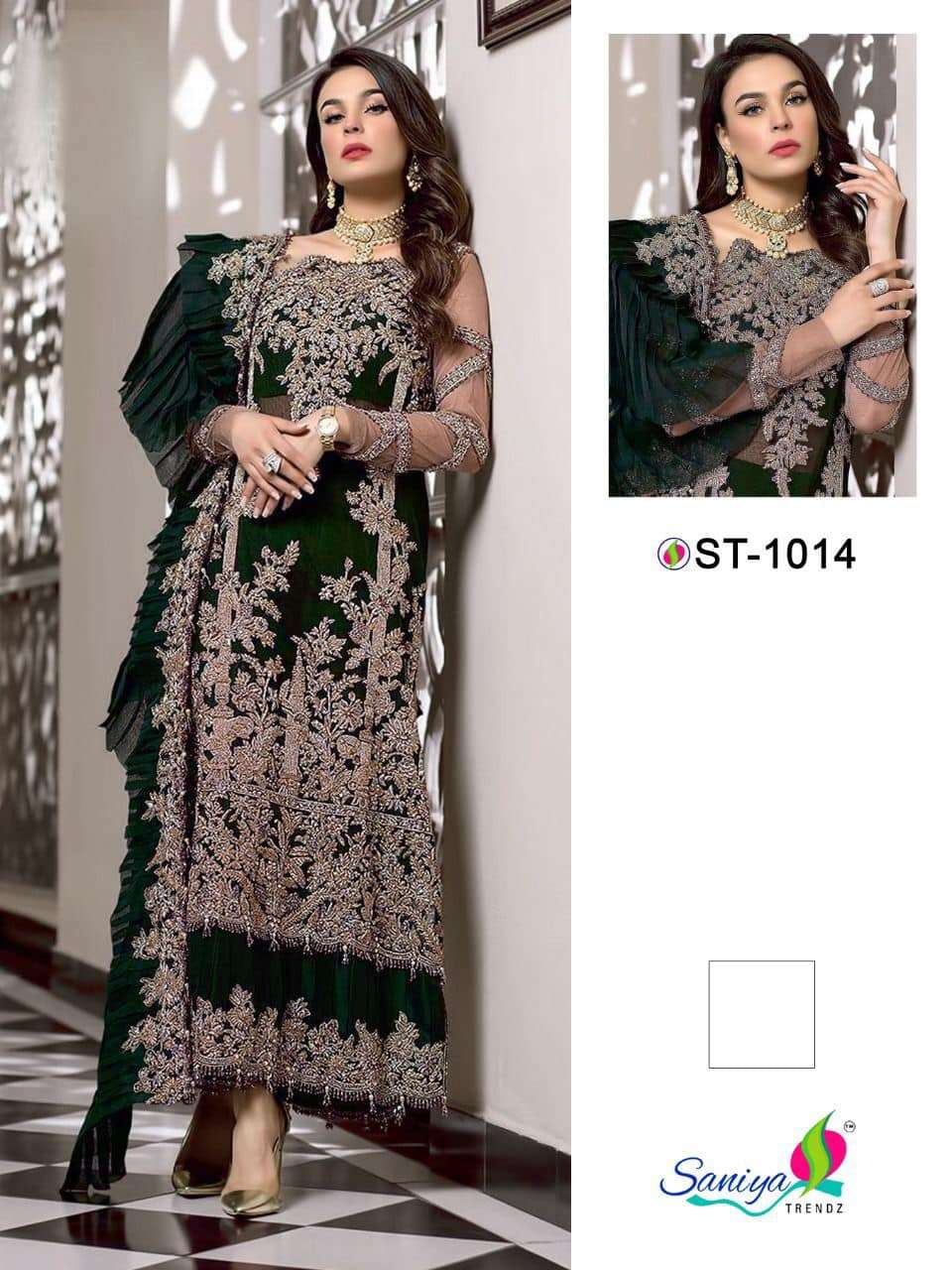 SANIYA TRENDZ ST-1014 SHADES GEORGETTE COLLECTION